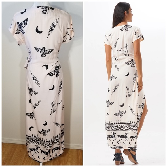 Suen Noaj Free Love Free People | boho wrap dress - Picture 3 of 8